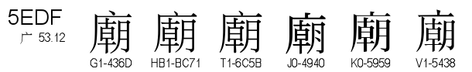 U+5EDF